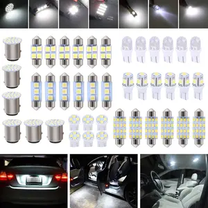 42PCS LED Interior Light Kit – T10 31mm 36mm 41mm Bulbs for Dome, Map, Trunk, Plate | Bright White, Waterproof, Plug & Play