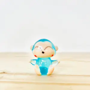 Tiny Glass Monkey, Blue Razz 289