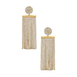 Ettika Crystal Dangle Earring in Gold