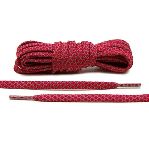 Red - Reflective Flat Laces 1.0