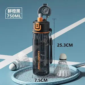 Kos Key Misting Water Bottle with Spray Mist, 24 oz Tritan Sports Water Bottle with Straw, Leakproof BPA-Free Bottle for Hiking, Running & Outdoor Activities
