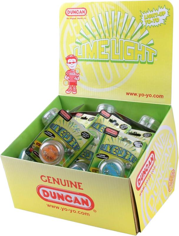 Duncan Toys Limelight LED Light-Up Yo-Yo, Beginner Level Yo-Yo with LED Lights, Colors May Vary