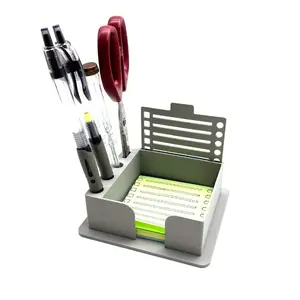 Sticky Note Holder Set, Compatible with 3x3 Sticky Notes, Memo Pad Organizer, Five Line Box Drawing Template, Home and Office Use