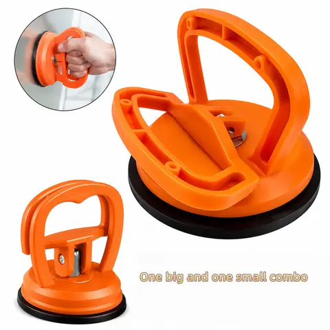 Portable Metal Suction Cups Car Dent Repair Tool Set (1 Large, 1 Small), No-Power-Required Car Bodywork Dent Removal Puller NOT SUITABLE FOR VERY SMALL DENTS The dent must be larger than the suction cup diameter.