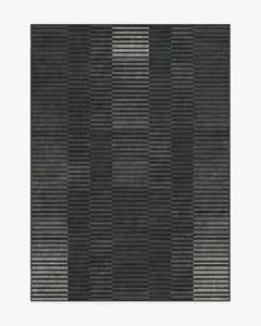 Shadow Stripe Charcoal Rug