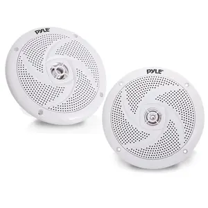 Marine Speakers 240W Waterproof 6.5" Low-Profile Slim White