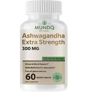 Ashwagandha Extra Strength 300 MG support brain health Wellness Aid Natural Remedy