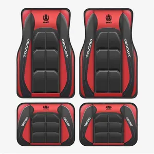 Car Front & Rear Floor Mat, Car Interior Anti-slip Floor Mat, Universal Car Decor Accessories for Sedan, Hatchback, SUV, Truck, Floor Mats for Car