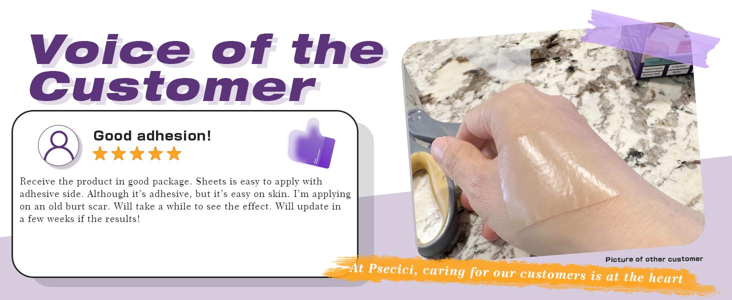 Silicone Scar Sheets,Silicone Scar Tape,Silicone Scar Removal Strips for Surgical,C-Section,Tummy Tuck,Keloid Scars (1.6"X 59" Roll-1.5M) Keloid Bump Removal