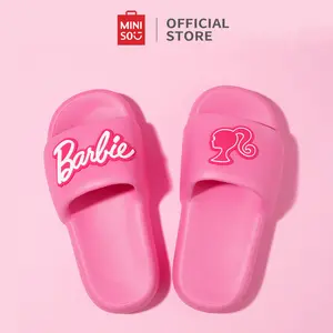 Barbie-Inspired Bathroom Slippers Cute Comfy for Your Shower Pink Comfortable Sandals