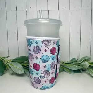 Summer Shells Drink Sleeve With Handle | Medium
