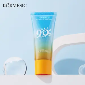 Sunscreen to prevent sunburn and tanning, Universal Tinted Face  Moisturizer Sunscreen, SPF 90 PA+++, Water Resistant And Non-Greasy,For All Type Skin Facial Skincare