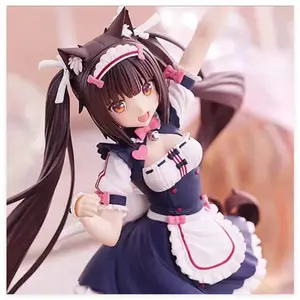 Nekopara Chocola Vanilla KO Figurine Cute Character Models Desktop Ornaments Trendy Toys Kawaii Garage Kit chassis statue Gift