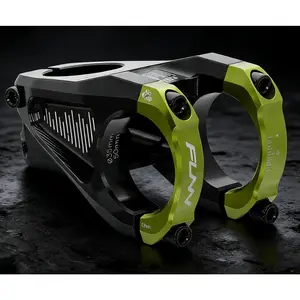 Bike Stem 10mm Drop Rise 50mm Length 35mm Bar Clamp Lightweight Alloy for Mountain Bike BMX Green