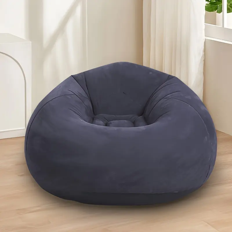 Beanless Bag Inflatable Chair, Air Sofa Outdoor Inflatable Lazy Sofa Chair No Filler, Washable Couch Bean Bag Chair
