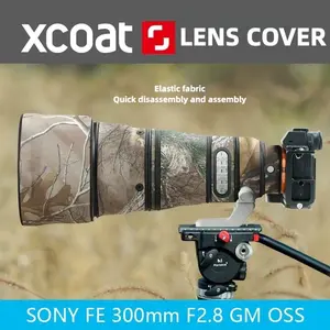 XCOAT Waterproof Camera Lens Coat for Sony FE 300mm F2.8 GM OSS, Camera Camouflage Rain Covers, Lens Protective Sleeve Case Clothing  Protection