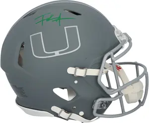 Frank Gore Miami Hurricanes Autographed Riddell Slate Speed Authentic Helmet - Fanatics Authentic Certified