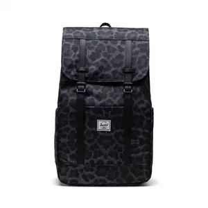 Herschel Retreat Backpack Digi Leopard Black One Size 11397-05895-OS