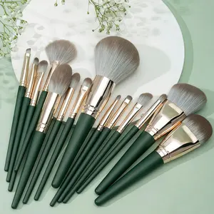 14-Piece Makeup Brush Set, Soft Nylon Bristles, Foundation Brush, Eyeshadow Brush, Multi-Function Makeup Brush, Travel Set, Cosmetic Brush Set
