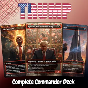 Trump MTG Proxy EDH Deck – Full 100 Cards + Tokens