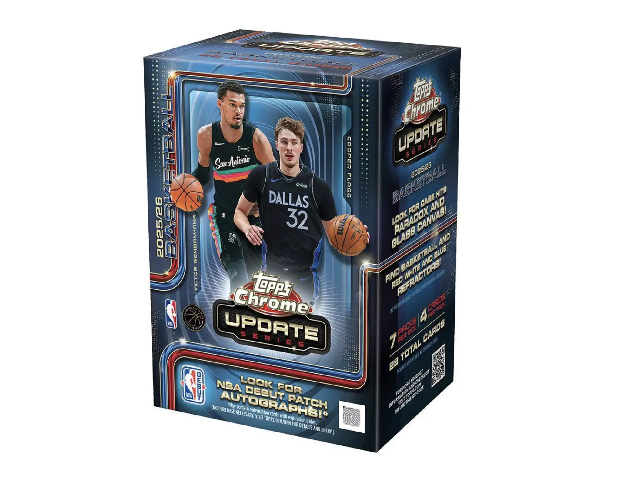Topps Chrome Update NBA 2025 Blaster Box