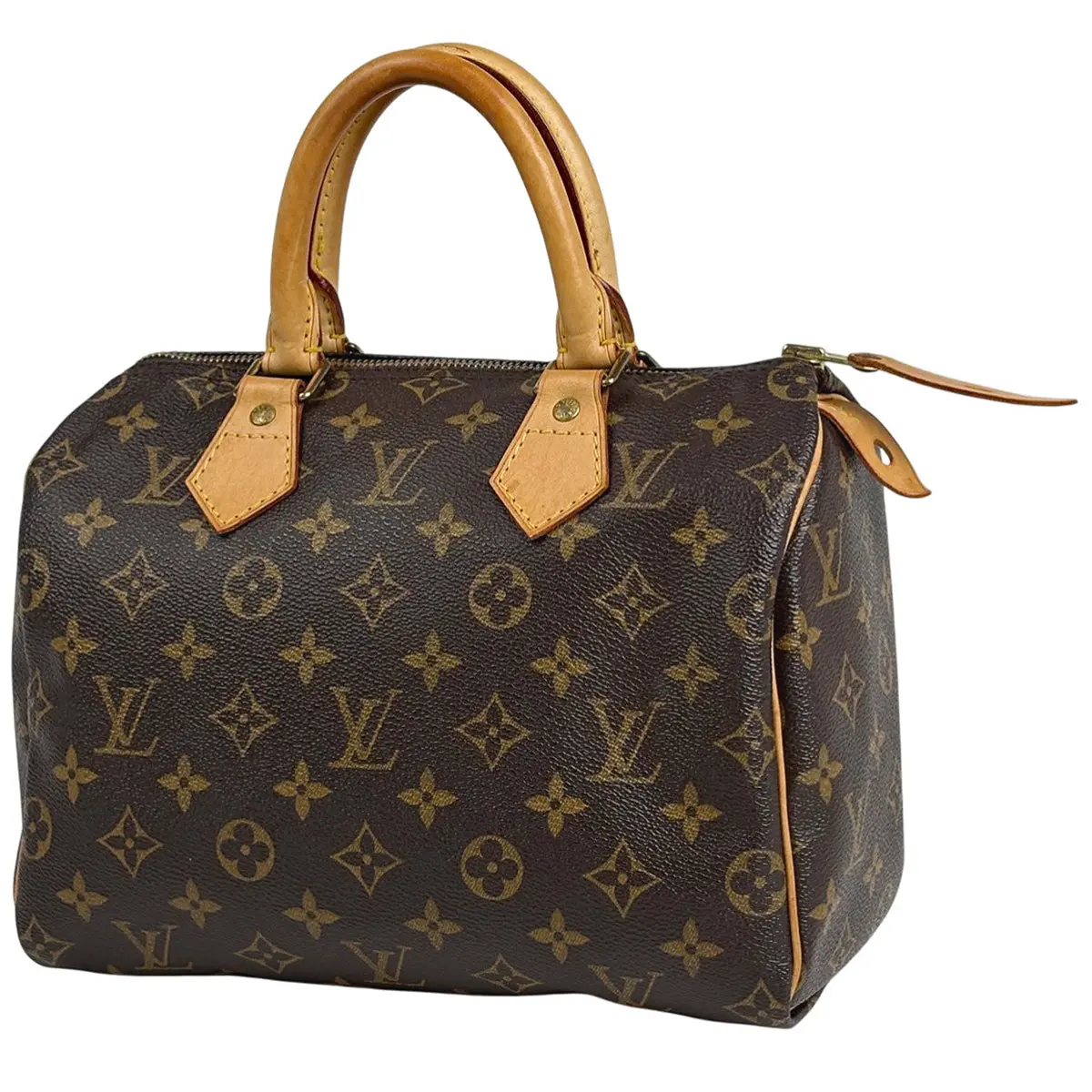 Pre-owned Louis Vuitton PVC Handle bag Monogram Speedy 25 shoulder bag 001