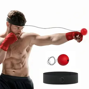 Boxing Reflex Ball with Adjustable Headband- Speed & Reaction Training Tool to Improve Hand-Eye Coordination. The Ideal Sport Gift for Men, Boyfriends & Family Fun at Home