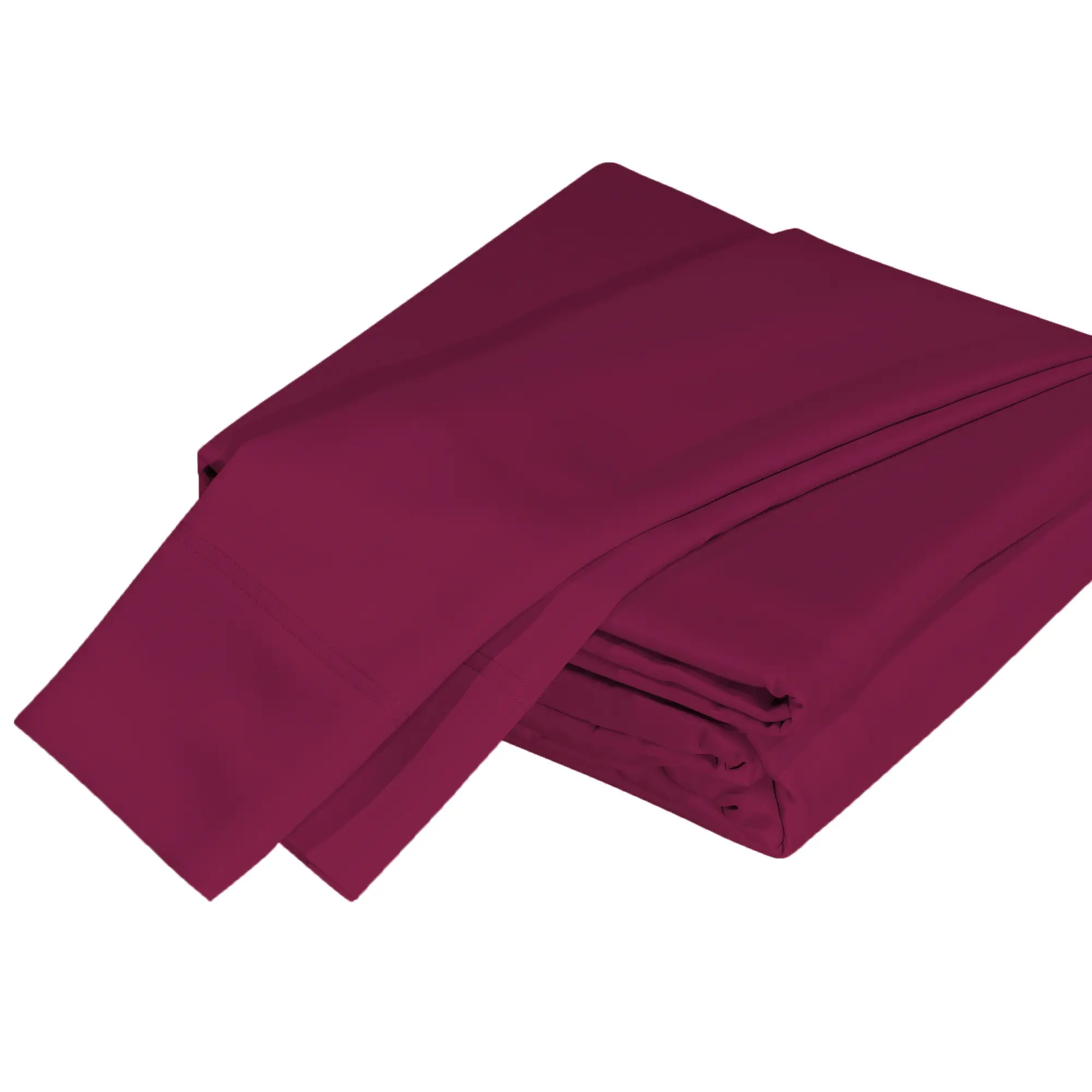 California King 4-Piece Sheet Set, 100% Viscose from Bamboo, Oeko-TEX Certified, Ultra-Soft Merlot