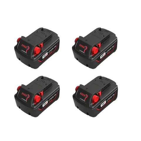 2/4 Pack 8.0Ah  M-18 replacement Batteries for Milwaukee 18V Battery Lithium High Output 48-11-1850 48-11-1862 48-11-1840 48-11-01828 48-11-1815 for M-18 Tools