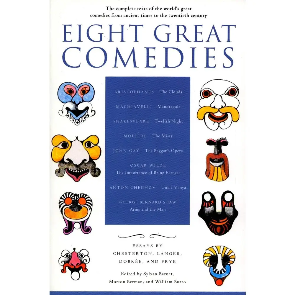 USED Book - Eight Great Comedies: The Complete Texts of the World's Great Comedies from Ancient Times to the Twentieth Century (Paperback) - english