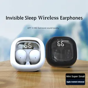 SK19 Smallest Invisible Mini Earbuds Wireless Bluetooth Small Headphones Hidden Earbuds Sleep Wireless Earphone IPX5 Waterproof