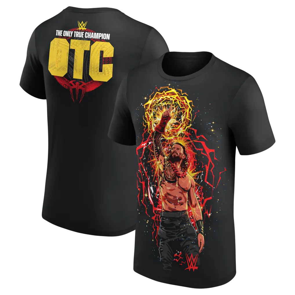 [WWE]  Roman Reigns Aura Cartoon T-Shirt ,  Retro WWE Graphics Tee, Wrestling Shirt, Gift For Fan , For Men And Women