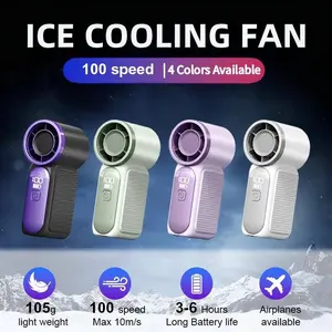 Portable Handheld Mini Fan with LED Display, USB Rechargeable, Hanging Rope Design, Ideal for Makeup, Travel, Outdoor Use, Rechargeable Pocket Fan