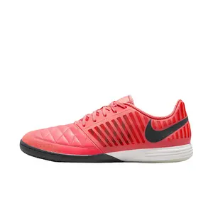 Nike Lunagato II Indoor Soccer Shoes for Men and Women, Red, Fashionable, Comfortable, Versatile, Trendy Trending Shoes, House White Official Shoes to Get / Maison Mihara