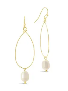Teardrop Pearl Dangle Earrings