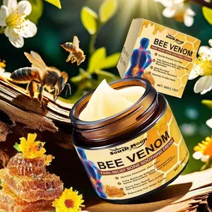 Bee Venom Body Care Cream, 1/5 Pieces Portable Soothing Massage Cream, Gentle Body Care Products for Women & Men, Muscle Recovery Balm