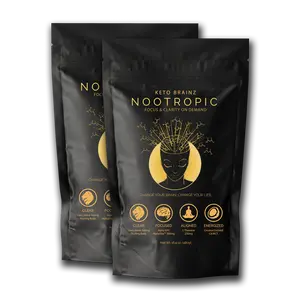 Keto Brainz Nootropic Creamer 2 pack  - Ditch the sugar, ditch the artificial sweeteners and ditch the artificial flavors. Experience the clean, clear, no-jitters focus of Keto Brainz Nootropic Keto Coffee Creamer.