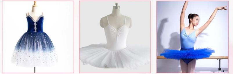 Girls' Ballet Dance Leotard Tutu Dress - Women' Princess Performance Costume with Lace & Tulle Skirt for Dance Recital Halloween, Birthday Party