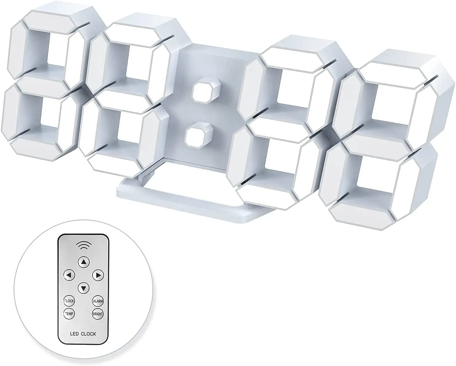 Digital LED Alarm Clock