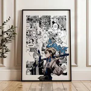 Gachiakuta Zanka Poster: Curated Manga Panels - Anime Satin Poster