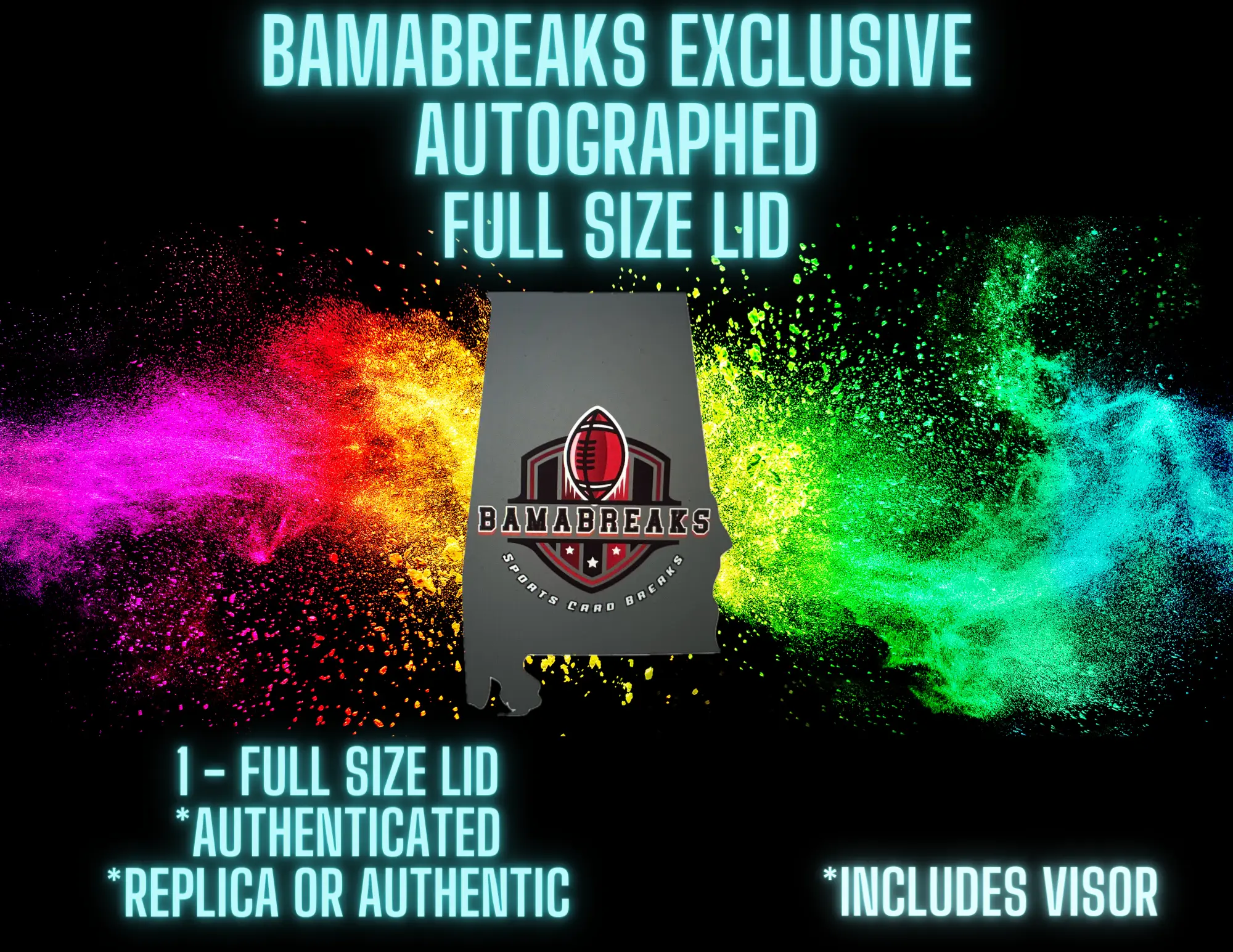 BamaBreaks Prizm Football Pack and Full Size Lid (Divisional)