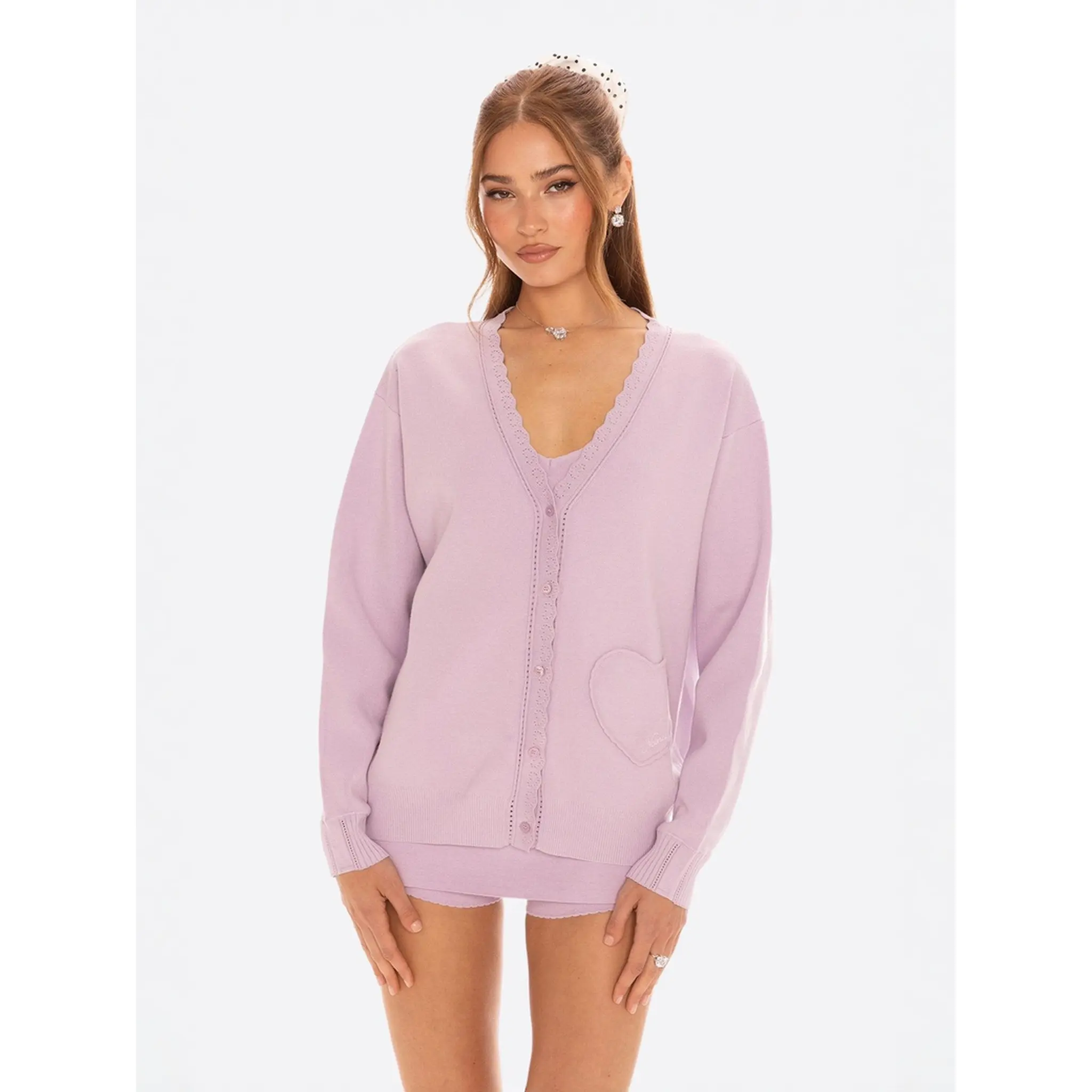 Carrie Cardigan (Purple)