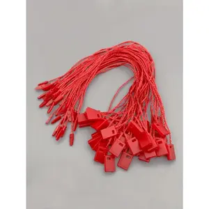 200pcs Polyester Clothes Hang Tag Strings, Durable Suspender Label Cords With Safety Lock Clasps, Suitable For Garment Tags (Assorted Colors)
