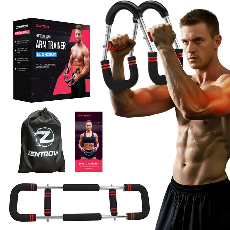 Twister Arm Trainer Adjustable Multi-functional Portable Arm Workout Tool for Chest Shoulders Strength & Back Built to Push Limits Includes Storage Bag