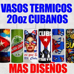 Cuba Tumblers 20 oz Drinkware - Vasos Cubano