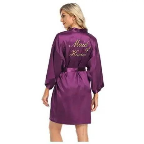 purple Maid of Honor