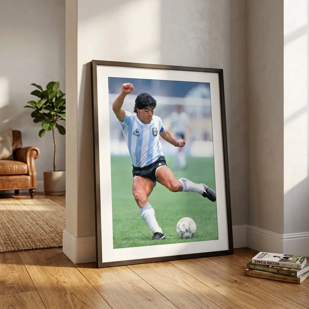Argentina DIEGO MARADONA Glossy Poster, No Frame #3