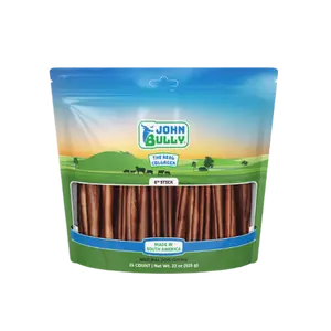 john bully Collagen Stick 6" 25PK, The Best Option for Your Dog, 100% Natural, Rich in Protein, Highly Digestible, Gluten Free,Premium Grade Quality,Odor Free The Real Collagen