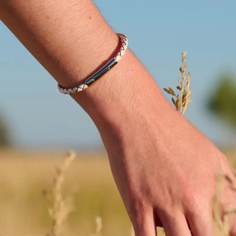 EMF Harmonizer Leather Bracelet