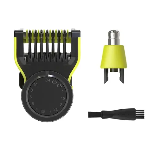 Adjustable Guide Comb Guard, 1 Set Nose Hair Trimmer Replacement Blades Heads For One Blade, Personal Care Accessories For Men & Women, Facial Trimmer